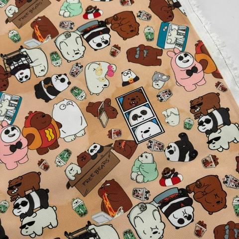 Cordura estampada OSOS ESCANDALOSOS