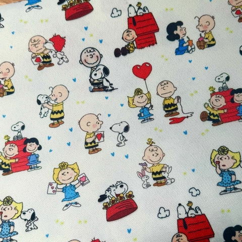 Cordura estampada SNOOPY Y CHARLIE BROWN - comprar online