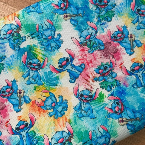 Cordura estampada STITCH ACUARELA - comprar online