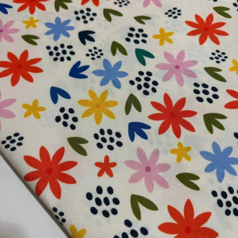Cordura estampada FLOR PAINT - comprar online