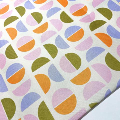 Cordura estampada MEDIALUNAS CLARAS - comprar online