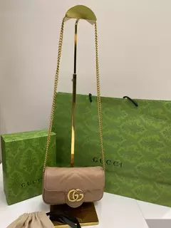 Bolsa Gucci Super Mini Marmont - (pequena) - (LINHA ITALIANA) na internet