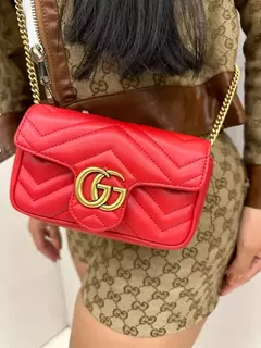 Bolsa Gucci Super Mini Marmont - (pequena) - (LINHA ITALIANA) na internet