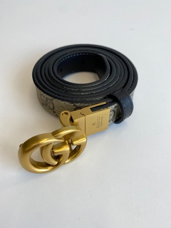 Cinto Gucci Dupla Face -2.0cm (LINHA ITALIANA 5A) - Kabra Bruto