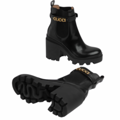Bota Gucci com logotipo (LINHA ITALIANA 5A)