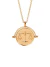 Colar Astro Libra Banho Ouro