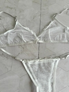 CONJUNTO DE MICROTUL BLANCO - ART 1045 - comprar online