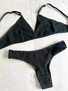 CONJUNTO DE ALGODON ART 300- NEGRO - comprar online