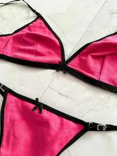 CONJUNTO DE ALGODON FUCSIA - ART 1055 - comprar online