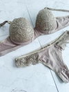CONJUNTO ARMADO CON ENCAJE BEIGE - ART 3000 - comprar online