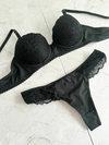 CONJUNTO ARMADO CON ENCAJE NEGRO- ART 3000 - comprar online