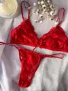 CONJUNTO DE ENCAJE ROJO - ART 1010 - comprar online