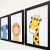 Safari - Trio Quadros - TQ001 - Babyploc - ImagineLed 