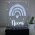 Luminária com nome Personalizado - Arco-Íris |L002