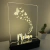 Luminária com nome Personalizado - Borboletas |L004