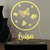 Luminária com nome Personalizado - Borboletas |LM009