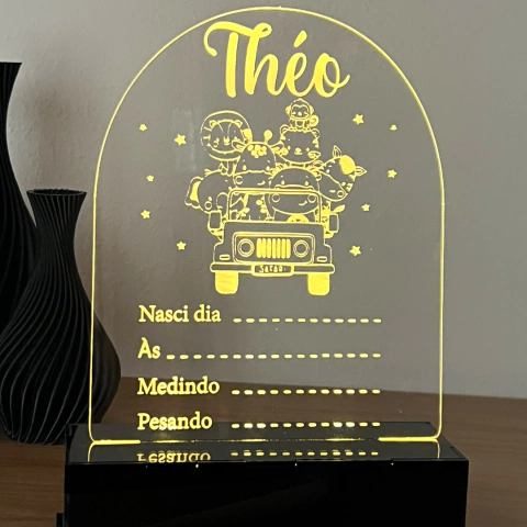 Luminária Nascimento - Escreva Você - Safari |LN011