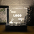 Luminária Personalizada com LOGO - Quadrada