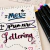 Meu primeiro Lettering Caderno Treino Lettering Caligrafia Iniciante 30 folhas em offset 120g