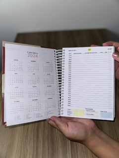 Agenda Caderno A5 de agendamento cliente 1DDP - Loja Criar Mais