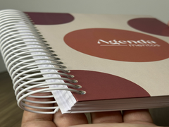 Agenda Caderno A5 de agendamento cliente 1DDP - loja online