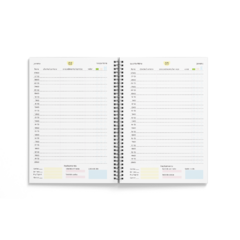 Agenda Caderno A5 de agendamento cliente 1DDP - comprar online