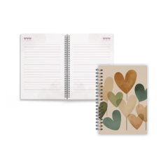 Caderno Pautado com espiral A5 80 fls - Corações - comprar online
