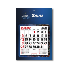 Imagem do Calendário A4 de parede times de futebol Brasil
