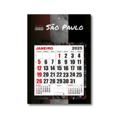 Calendário A4 de parede times de futebol Brasil - Loja Criar Mais