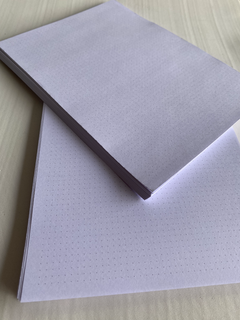 Miolo refil Caderno A5 Pontilhado/Quadriculado/Pautado
