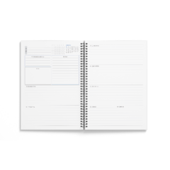 20 Planner 2024 Empresarial Personalizado textura cores miolo colorido A5 na internet