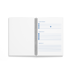 20 Planner 2024 Empresarial Personalizado textura cores miolo colorido A5 - comprar online