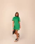 Dress Comfy Verde Bandeira - loja online