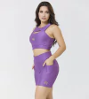 TOP + SHORT FITNESS CANELADO ATLANTA COM BOLSO