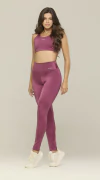 TOP COM ALÇAS + LEGGING FITNESS POLIAMIDA ATLANTA