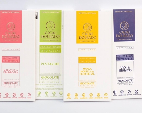 Combo promocional - 4 barras de chocolates de 80g cada - comprar online