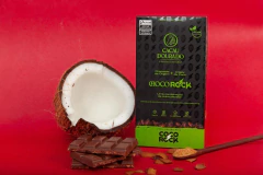Imagem do Chocorock - chocolate ao leite de coco com coco assado e adoçado com açúcar de coco. 80g