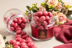 Drageado de amêndoa chocolate branco framboesa - 120g - comprar online