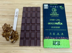 Chocorock - chocolate ao leite de coco com coco tostado e adoçado com açúcar de coco. 80g - loja online