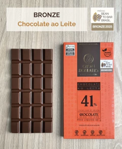 Chocolate 41% cacau ao leite - 80g “PREMIADO” na internet
