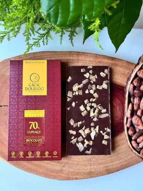 Chocolate 70% cacau com cupuaçu - 80g