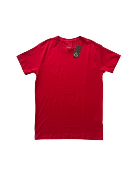 Camiseta Basic Algodão Egipcio Vermelho - comprar online