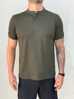 Camiseta Henley Military - comprar online