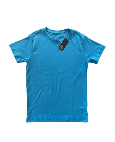 Camiseta Basic Algodão Egipcio Azul - comprar online