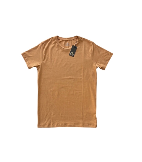 Camiseta Basic Algodão Egipcio Caramelo - comprar online