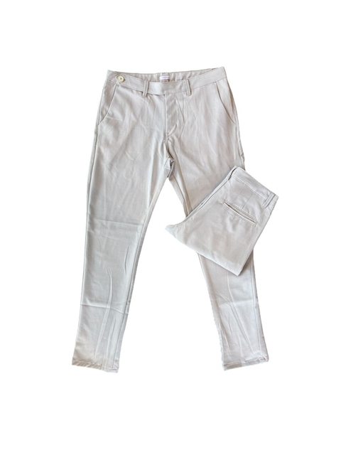 Calça Alfaiataria Creme - comprar online