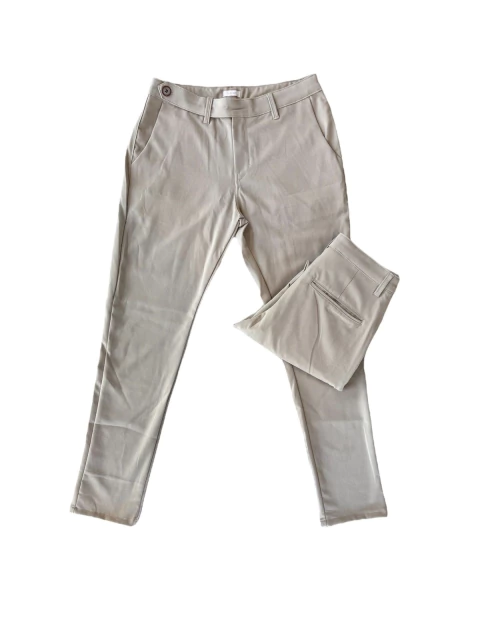 Calça Alfaiataria Bege - comprar online