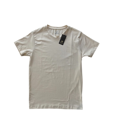 Camiseta Basic Algodão Egipcio Bege - comprar online