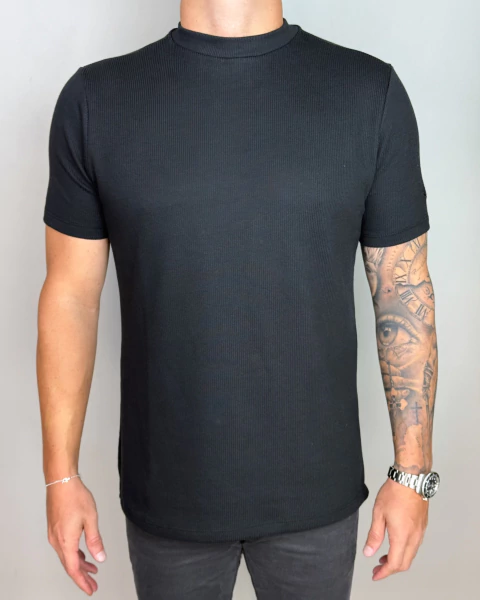 Camiseta Canelada Black - comprar online