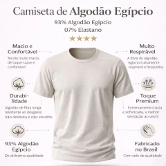 Camiseta BG Algodão Egípcio - comprar online